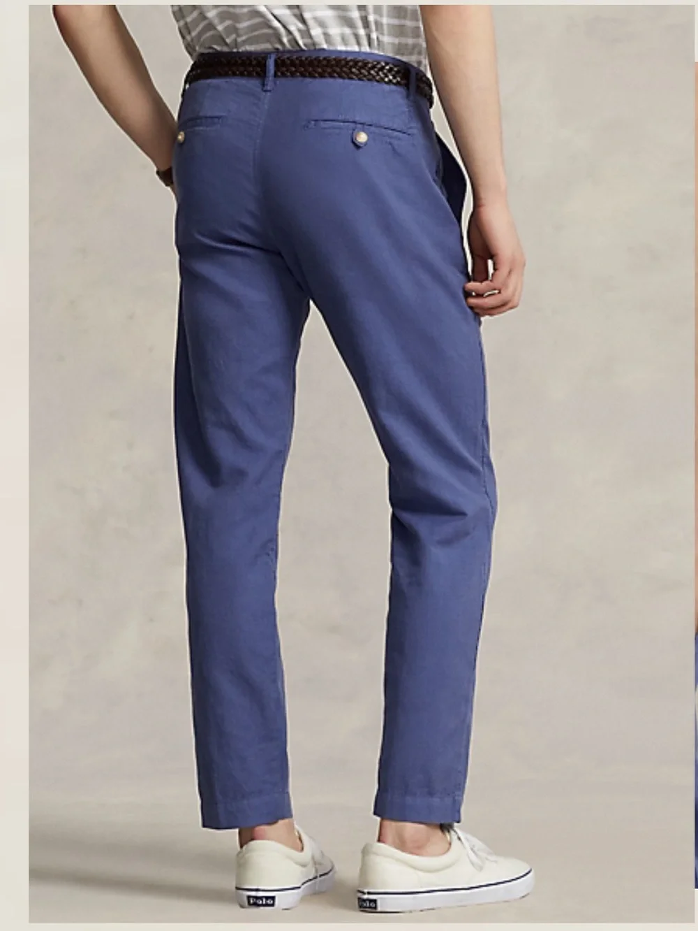 Polo RL Straight Fit Linen/Cotton Blend Pants NWT